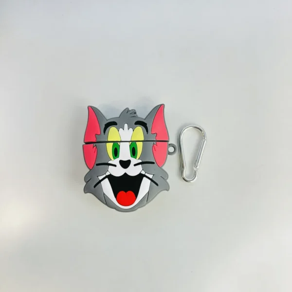 Cartoon Silicon Case With Hook For Airpod 1 | Airpod 2
