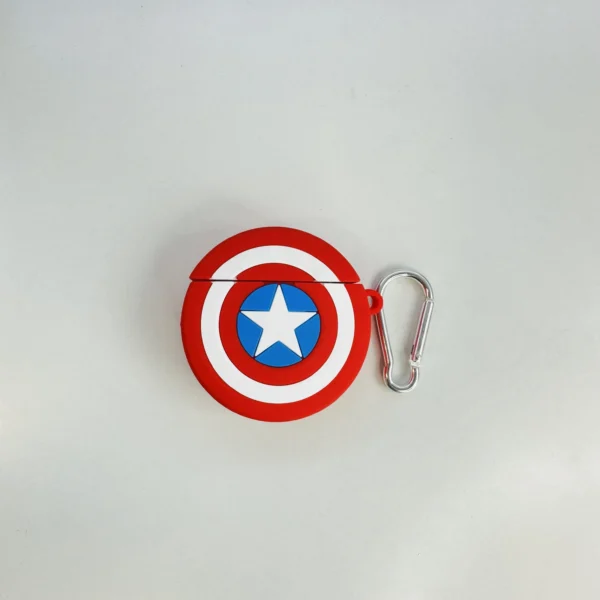 Cartoon Silicon Case With Hook For Airpod 1 | Airpod 2