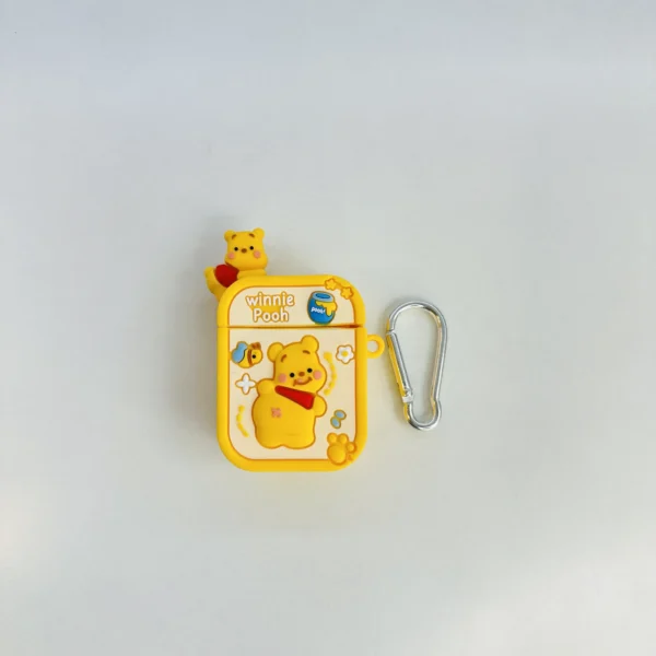 Cartoon Silicon Case With Hook For Airpod 1 | Airpod 2