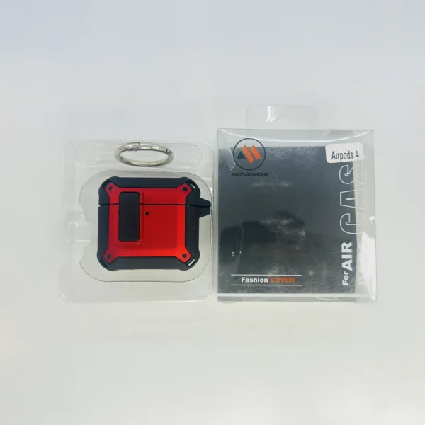 Eggshell Lock Buckle Protection Case With Hook For Airpod 1 | Airpod 2 - Image 3