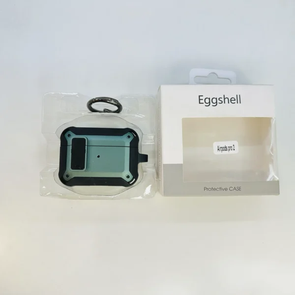 Eggshell Lock Buckle Protection Case With Hook For Airpod 1 | Airpod 2