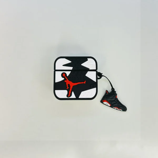 Jordan Silicon Case With Hook For Airpod 4