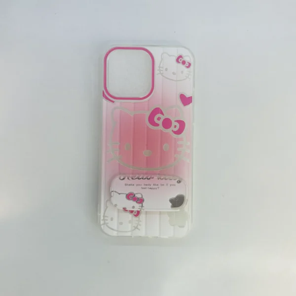 Cartoon Case With Stand & Mirror – iPhone 14 Promax - Image 2
