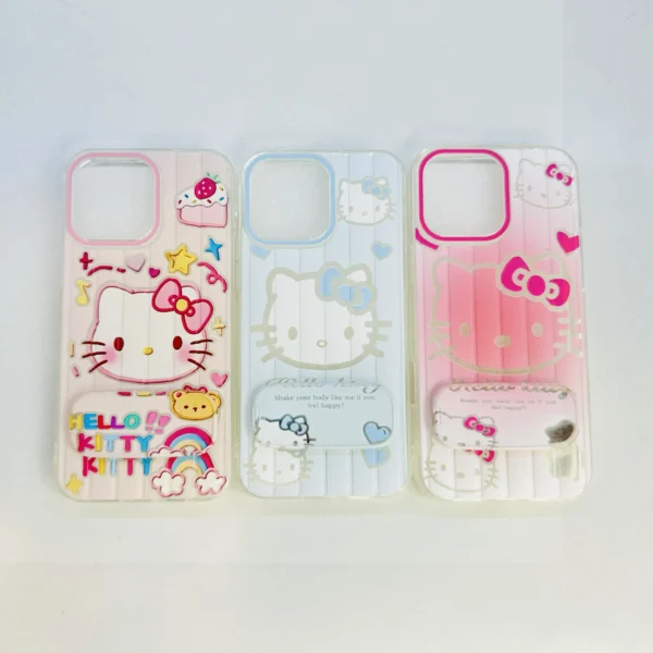 Cartoon Case With Stand & Mirror – iPhone 14 Promax