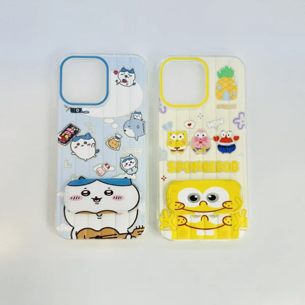 Cartoon Case With Stand & Mirror – iPhone 14 Pro