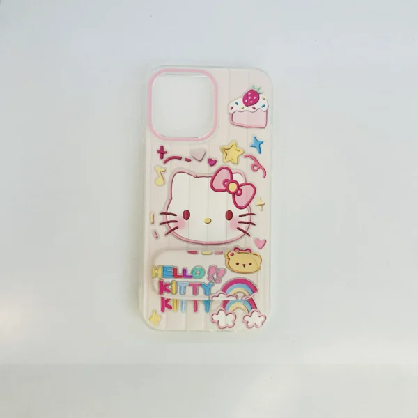 Cartoon Case With Stand & Mirror – iPhone 14 Promax - Image 4