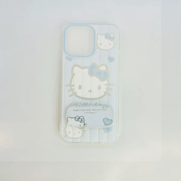 Cartoon Case With Stand & Mirror – iPhone 14 Promax - Image 3