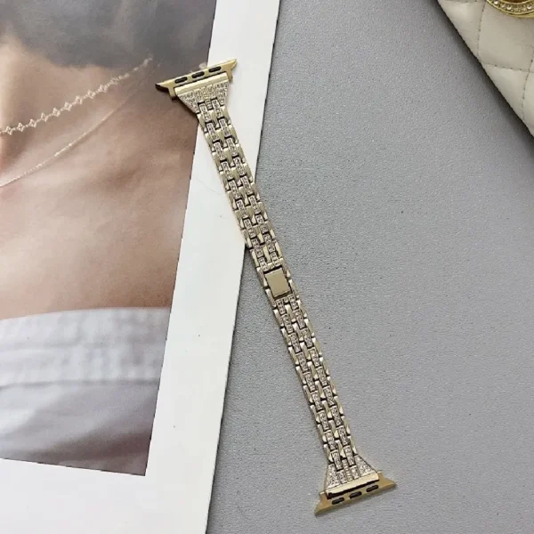 Diamond Metal Stainless Steel Strap - Image 3