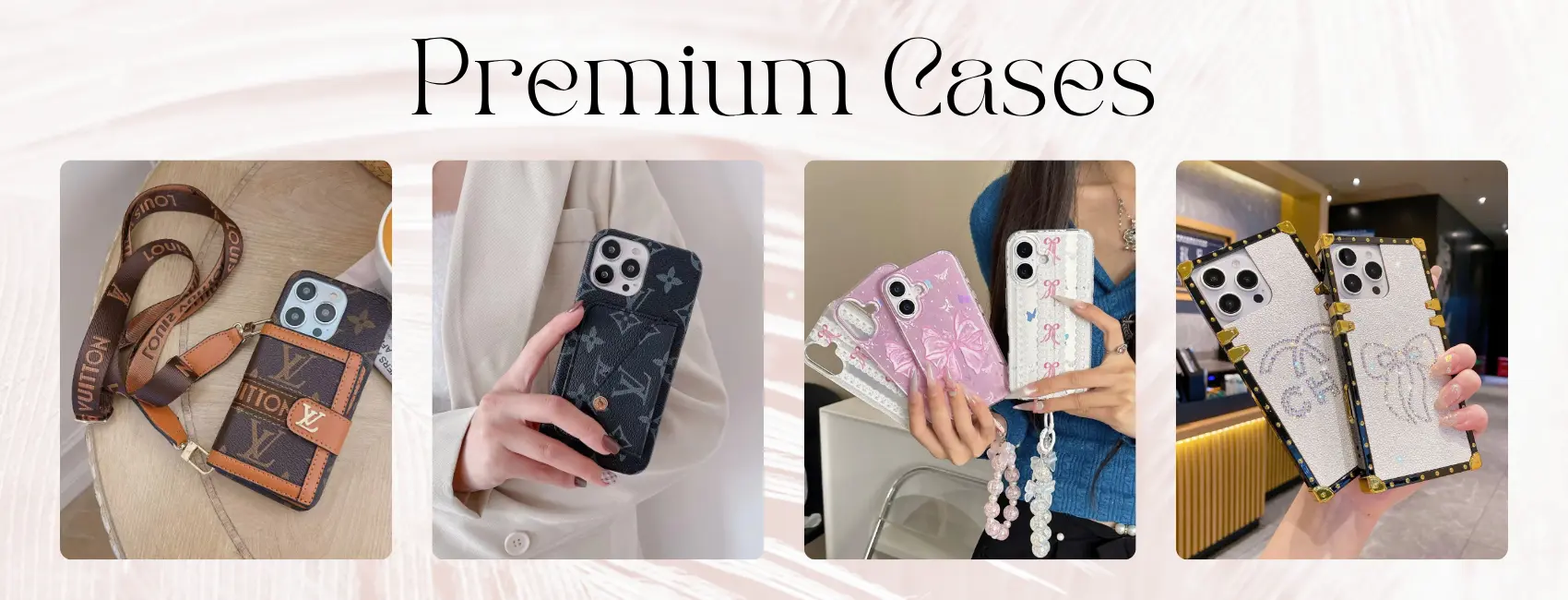 Gray Black Aesthetic Phone Mockup Fashion Shop Promotion Banner